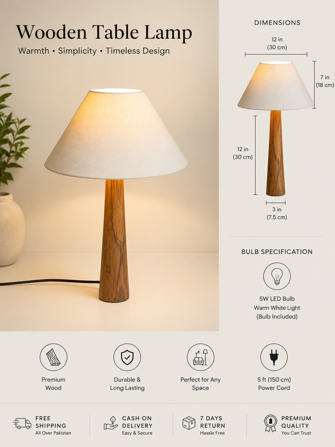 AKARI — The Wooden Table Lamp
