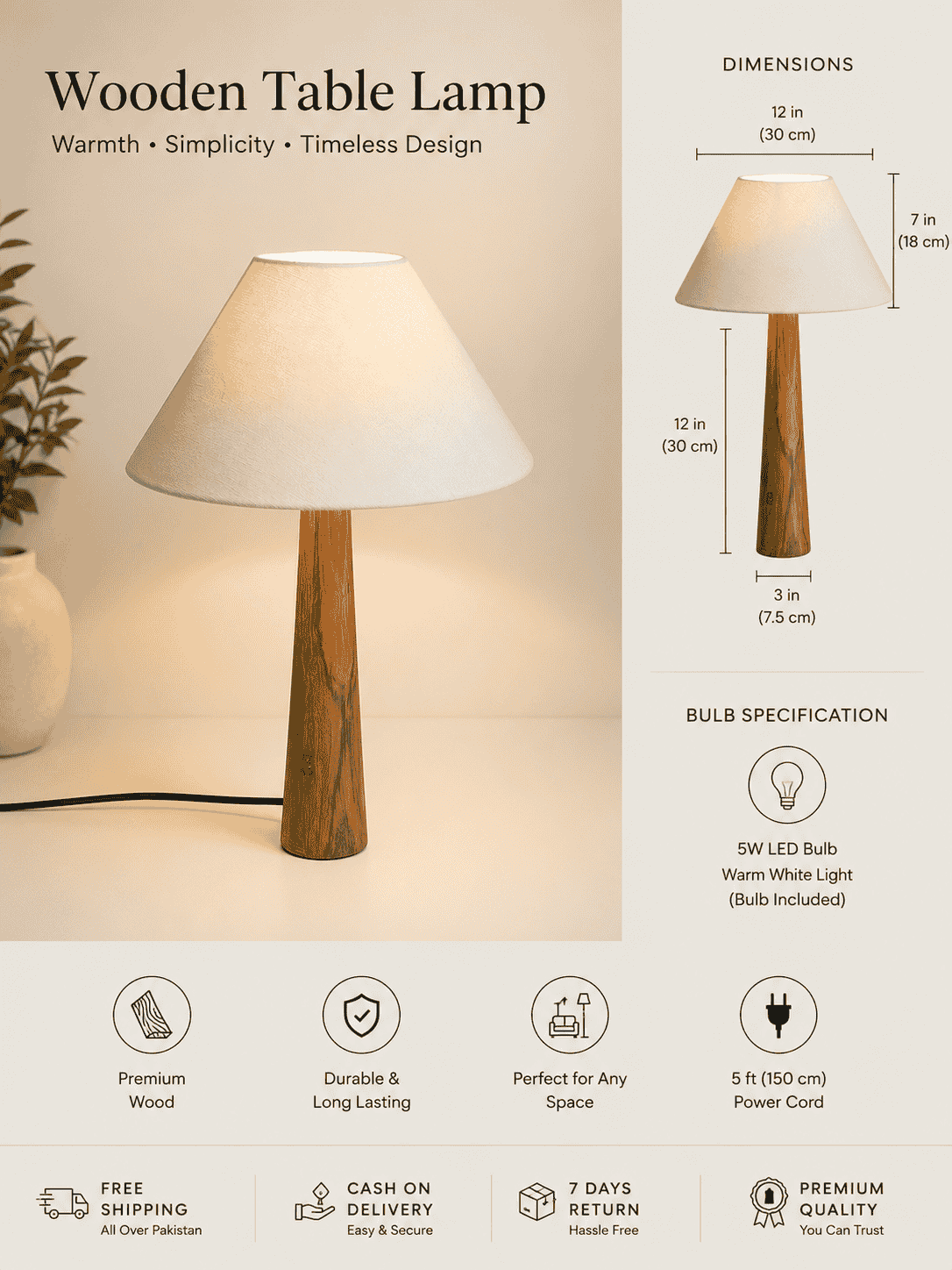 AKARI — The Wooden Table Lamp